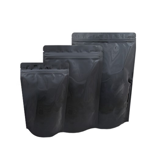 ツヤありブラックジッパースタンド (200枚)＠¥40.8